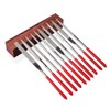 Mesee 10 Pieces Mini Diamond Needle File Set 150 Grit