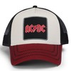 Amplified Trucker Baseball Cap with Adjustable Snapback Closure, Breathable, ACDC