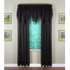 Today's Curtain Emelia Original Voile Ascot 25", Black, 40" W