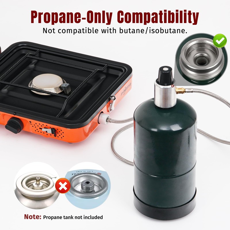 SHINESTAR Portable Camping Stove with Carrying Bag, 17000 BTU 2