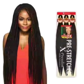 OUTRE Braids X-Pression Kanekalon 3X Ultra Pre-Stretched Braid 52"