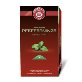 Teekanne Premium Peppermint 20 Bags Pack of 2 (2 x 45 g Pack)