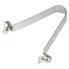 Color Coded Handle, Steel, Silver, 3-1/4 in