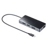 Sanwa Supply USB-DKM2BK Docking Station / Hub, USB Type-C Connection