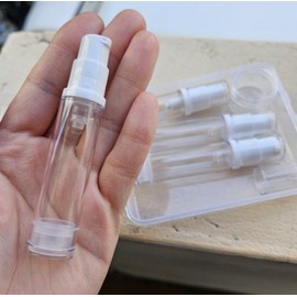 5-Piece Travel Squeeze Bottle Set Refillable Container