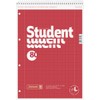 Brunnen 106791201 Left-Handed Student Notepad A4 Squared Ruled Line Style
