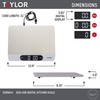 Taylor 22LB High Capacity Kitchen Food Scale with Stainless Steel