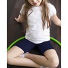 Auranso - Pantalones cortos de bicicleta para niñas, transpirables y