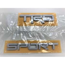 Toyota 4Runner TRD Sport Silver Badge C-Pillar Genuine OE OEM