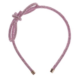 Gatuida Rhinestone Bow Headbfor Women Elegant Hair Accessory for Brides for Weddings Proms and Formal Occasions Durable and Stylish Design