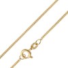 trendor Sturdy Curb Chain for Pendant 925 Silver Gold-Plated 1.4