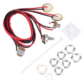 Guitar Pickup, Portable Acoustic Guitar Pickup with Volume Tone Control for Acoustic Guitar Ukulele