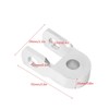 2 Pieces Universal Motorcycle Shock Absorber Height Extension Extender Riser