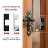 MOSECYOU Door Latch Guard Plate 7” with 1” Offset Cover,