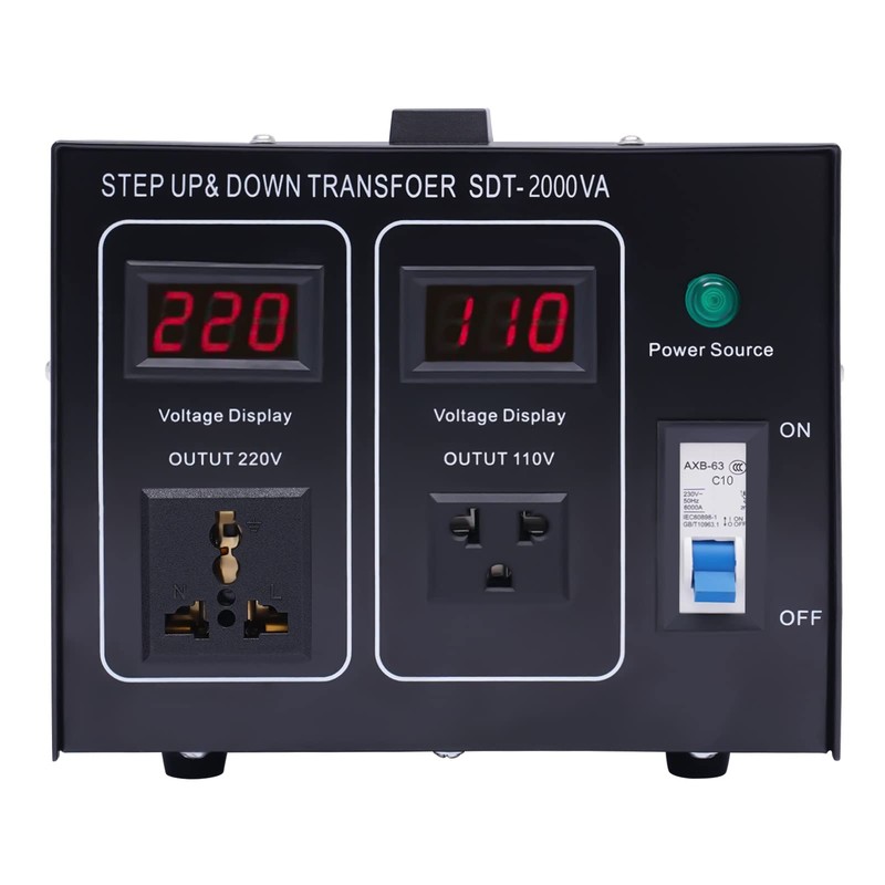 YIPONYT 500 Watt Voltage Transformer Converter, Step Up/Down Convert from