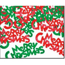 LGT Merry Christmas Confetti. Red and Green Perfect for Parties, Tables, Decorations and Events.