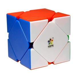 OJIN YuXin Zhisheng Black Kylin Series Stickerless Version Skewb Cube Smooth Fast Twsit Puzzle Puzzle Cube with a Cube Tripod (Skewb)