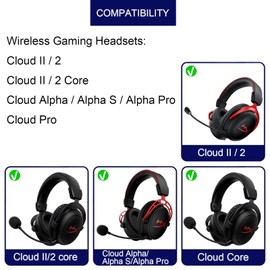Cloud Alpha Hinge Clamps - Replacement Hinge Side Buckles Parts for HyperX Cloud Alpha/Alpha S/Alpha Pro, Cloud 2/Cloud II/Cloud 2 Core/Cloud Core Wireless Gaming Headsets(Left)