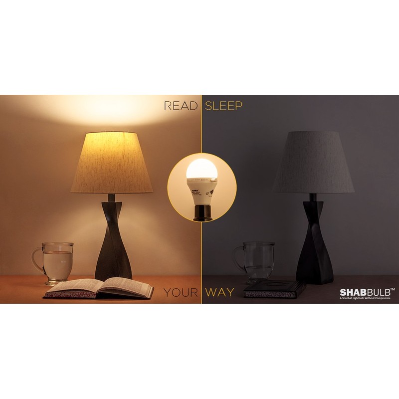 Sunlite ShabBulb, Shabbat Permissible LED Light Bulb, 7 Watt (40