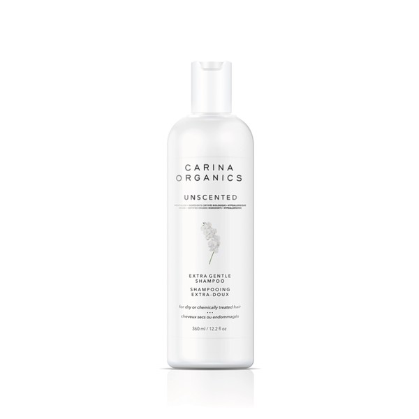 Carina Organics Unscented Extra Gentle Shampoo, 360 ml