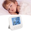 Digital Hygrometer Indoor Thermometer,Accurate Measurement Room Thermometer,Backlight Alarm Function Indoor