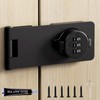 3 Digit Closet Door Lock with Code - Keyless Cabinet