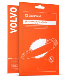 Luxshield Car Door Handle Protection Film for recessed grips for Volvo XC40 1 (I) 536 I 2017-2024 - Anti-Scratch Foil - Clear Paint Protection Film