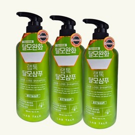 Rap Talk Labtalk Cooling Shampoo 300ml x 3 / 랩톡 쿨링샴푸 300ml x 3개