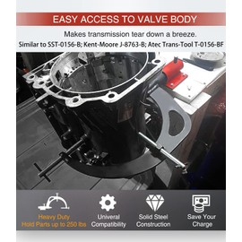 J-8763-B Transmission Small Engine Holding Fixture Tool with Base Fits GM & Transmissions 180C, 3L30, 200, 200C, 200-4R, 250, 250-C, 350, 350-C, 375, 400, 425, 475, 700-R4, 4L80E