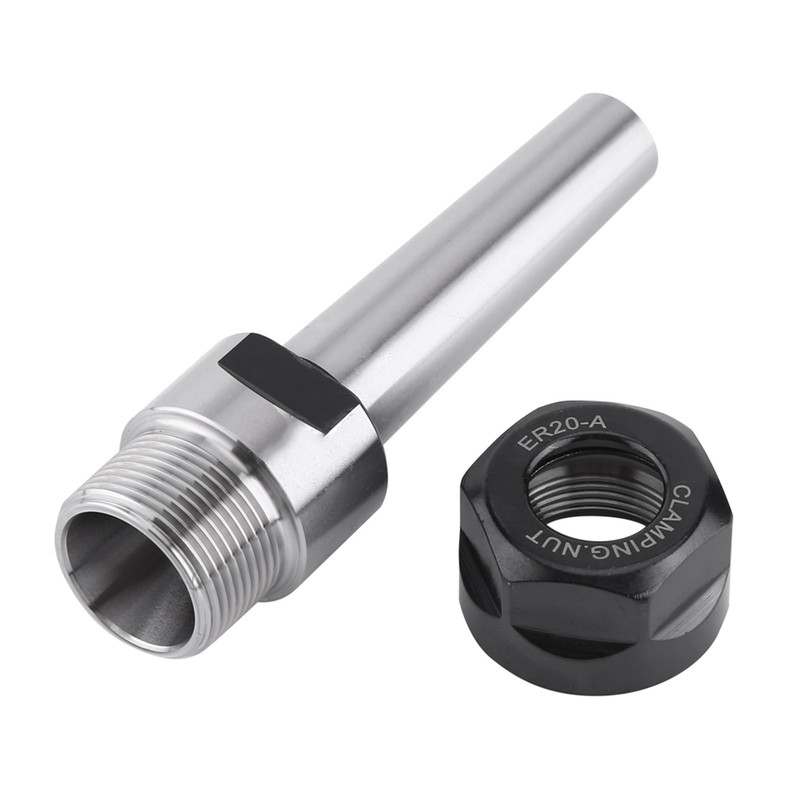 ER20 MT2 M10 Taper Collet Chuck Holder Face Milling Arbor