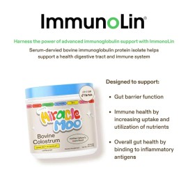 Miracle Moo Colostrum Supplement for Gut Health, Hair Growth, and Immune Support