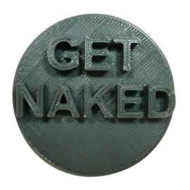 GET NAKED CANDY HEART COOKIE STAMP EMBOSSER MADE IN USA PR5476