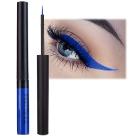 Royal Blue Matte Liquid Eyeliner - Waterproof & Long-Lasting, Highly-Pigmented Coloured Eye Liner for Makeup - Eye Makeup Tool Essential