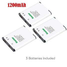 Kastar EN-EL19 Battery for Nikon Coolpix S3400 S3500 S3600 S3700 S4100 S4150  - 3 Batteries