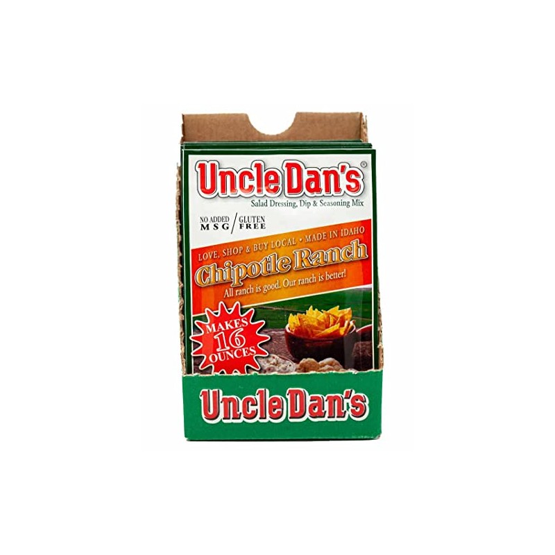 Uncle Dan's Chipotle Ranch Dressing | Singles Case – 12