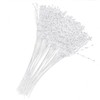 100Pcs Pearls Sticks Wearable ABS DIY Decoration Accessories for Wedding