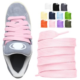 Slaace Thick Shoe Laces For Sneakers - 3/4 Fat Laces for Sneakers, Thick Laces For Campus and Casual Shoe, Fat Laces