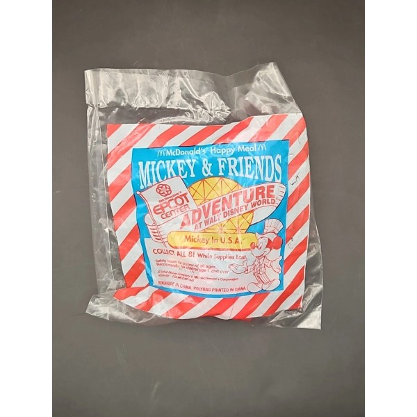 McDonald's Vintage 1993 McDonald's Happy Meal Epcot Center “Mickey in