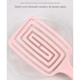 Anti Pull Hair Brush Detangling No Pull for Wet or Dry Hair for All Hair Types Men, Women and Kids (Green)