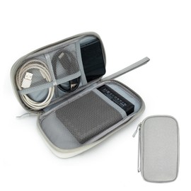 Ruyosn Cable Bag Organiser Travel Waterproof Small Bag Organiser Electronic Bag Electric Organiser Cable Bag Electronics Accessories Organiser Cable Grey