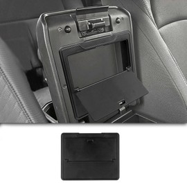 BORUIEN for Toyota Tacoma 2024 2025 Center Console Hidden Tray Organizer Interior Accessories Armrest Storage Box Insert Container Divider ABS Holder Cover (Hidden Organizer Fits 2024 2025 Tacoma)