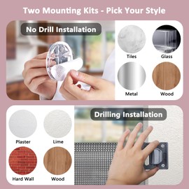 Punch-Free Retractable Baby Gates Reinforced 96" Extra Wide Baby Gate No Drill with Reinforced Strips, Retractable Dog Gate No Drill Baby Gate, Extra Wide Dog Gate Retractable Gate Outdoor/Indoor,Gray