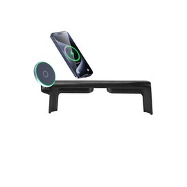 AbeeyGeomarn Car Phone Holder for Lincoln Nautilus 2023-2025 Accessories Apply to 11.1 Inch Touch Screen 15W Fast Wireless Charger Screen Fixed Clip Cell Phone Mount Hands-Free 360 Degree Rotation