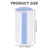 Shoe Washing Bag - White with Blue Mesh, Pair of