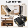 Height-Adjustable Step Stool with Anti-Slip Platform, Folding Step Stools for