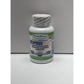 Power By Naturals 2-Power By Naturals Certified Organic Sea Moss Plus Supplements (120count total)