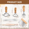 Baderke 9 Pcs Pasta Making Tool Set Include 1 Bamboo