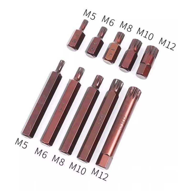 Generic Torx Y Hexagonales Con Adaptador, 40 Piezas