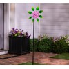 QVC Plow & Hearth 48" Tall Hydrangea Wind Spinner -
