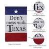 Gifted Living Don't Mess with Texas Garden Flag